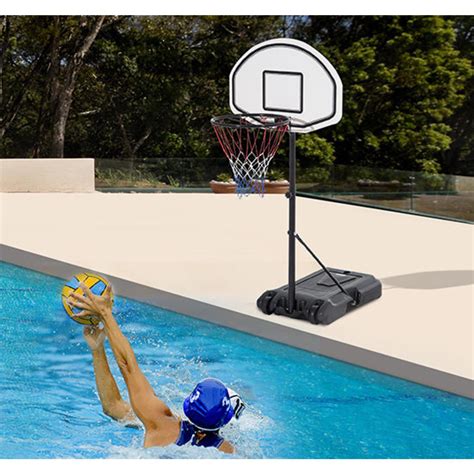 pool basketball goal walmart|portable basketball hoop walmart.